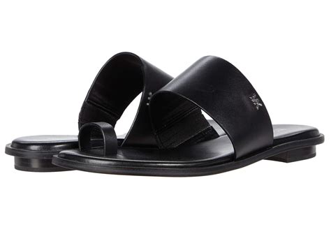 Michael Kors August Flat Sandal Black 8.5 M 